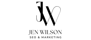 jen wilson minimalist graphic designer logo